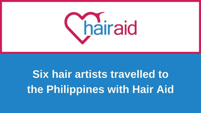 Six hair artists travelled to the Philippines with Hair Aid